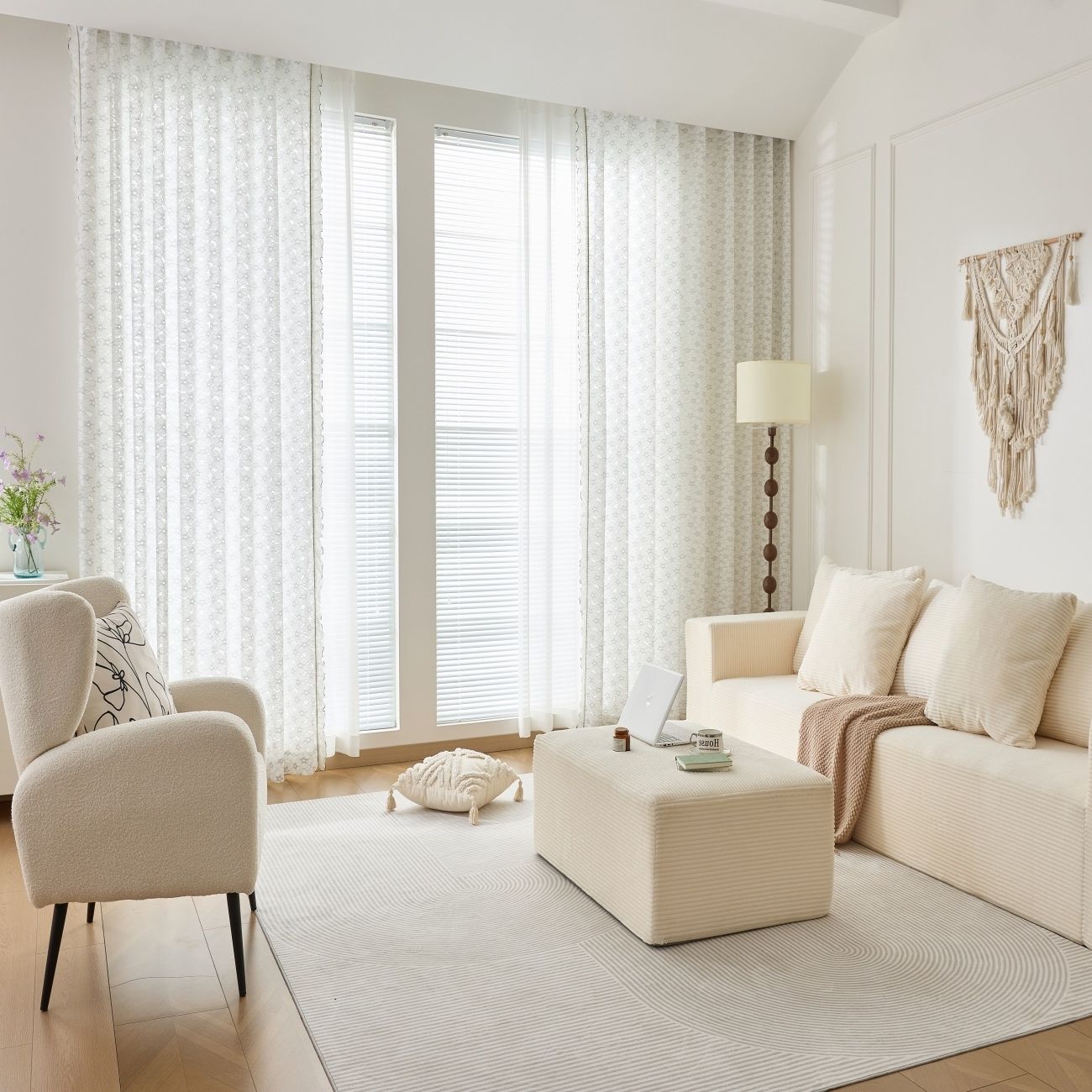 2 Panels Sheer Color Chiffon Tulle Light Window Textile Curtains Drapes for Bedroom Livingroom