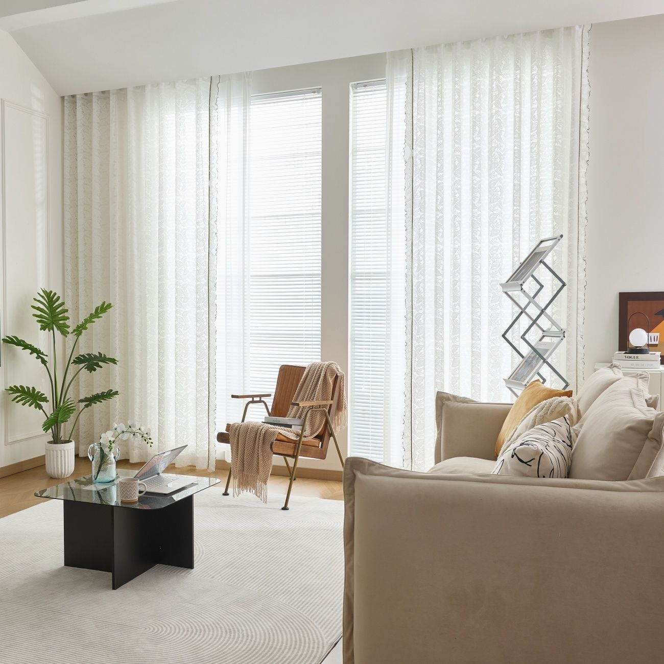 2 Panels Sheer Color Chiffon Tulle Light Window Textile Curtains Drapes for Bedroom Livingroom