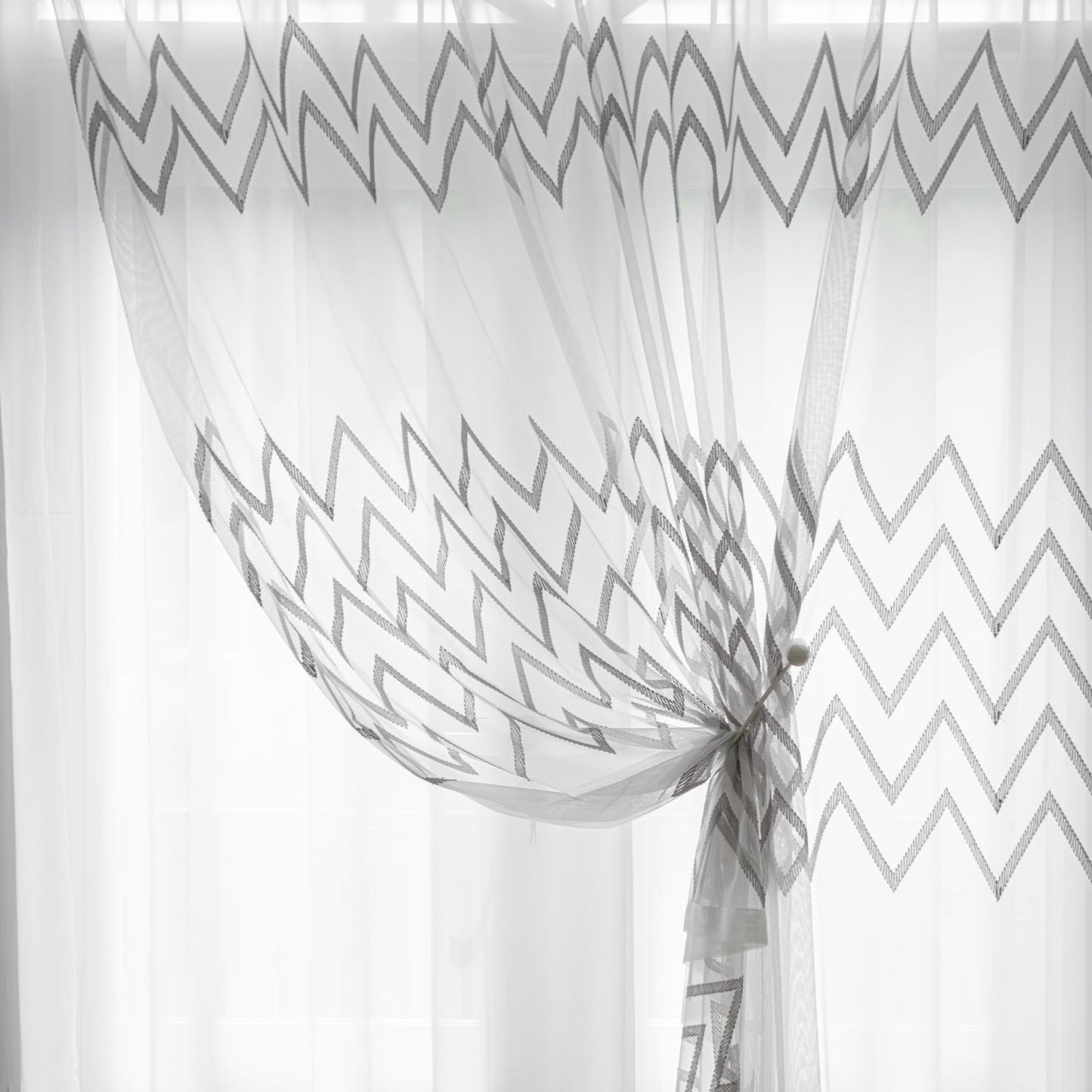 2 Panels Sheer Color Chiffon Tulle Light Window Textile Curtains Drapes for Bedroom Livingroom