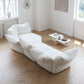 AAF Furniture Fleece Fabric Overstuffed Multifunction Flower Shape Sofa  for Livingroom Office