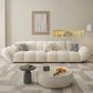 AAF FURNITURE Light Luxury Fabric Cloud Shaped Sofa set for Livingroom