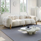 AAF Furniture Light Luxury Fabric Cloud Shaped Sofa set for Livingroom