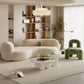 AAF Furniture Fleece Fabric Overstuffed Multifunction Arc-shaped Sofa set for Livingroom Office