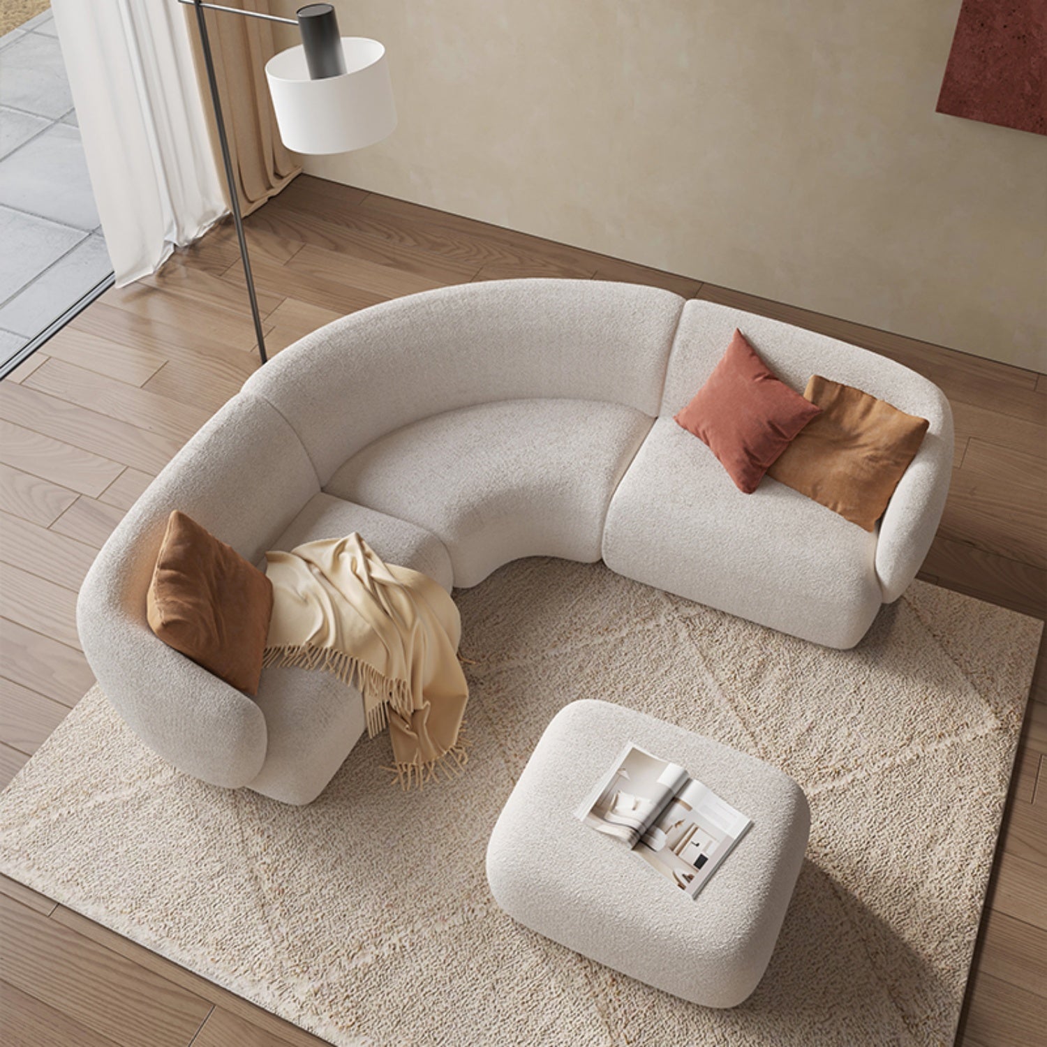 AAF Furniture Luxury Cloud Sofa Set for Living Room Dubai & UAE D3