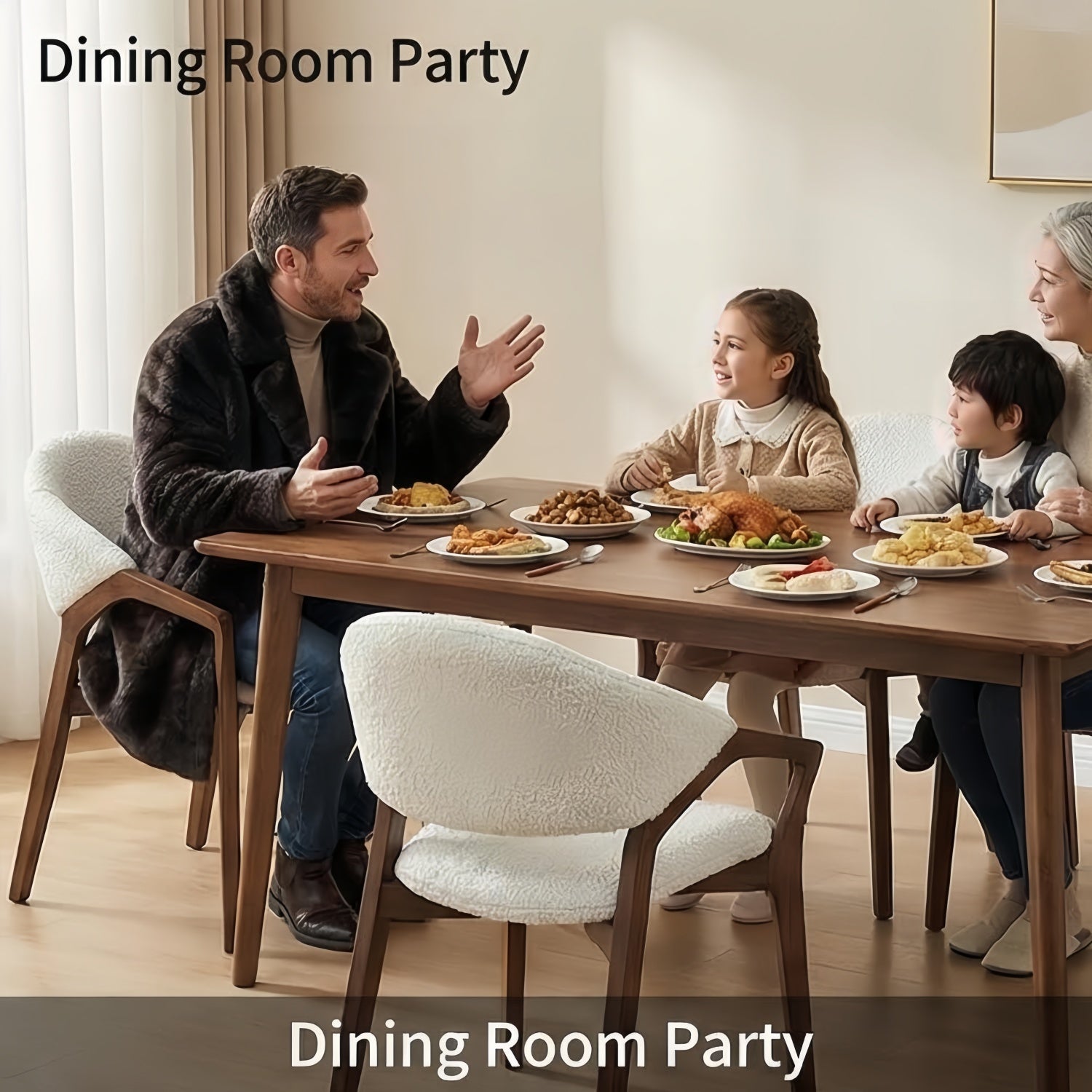 AAF Arc Sherpa Chair White Artistic UAE