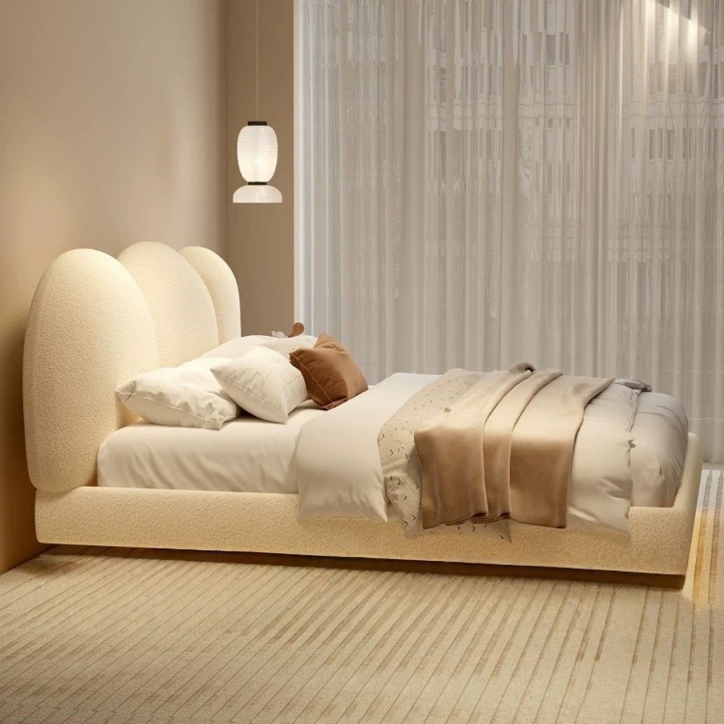 AAF Furniture Bed Frame Modern King Queen Size for bedroom Without Mattress