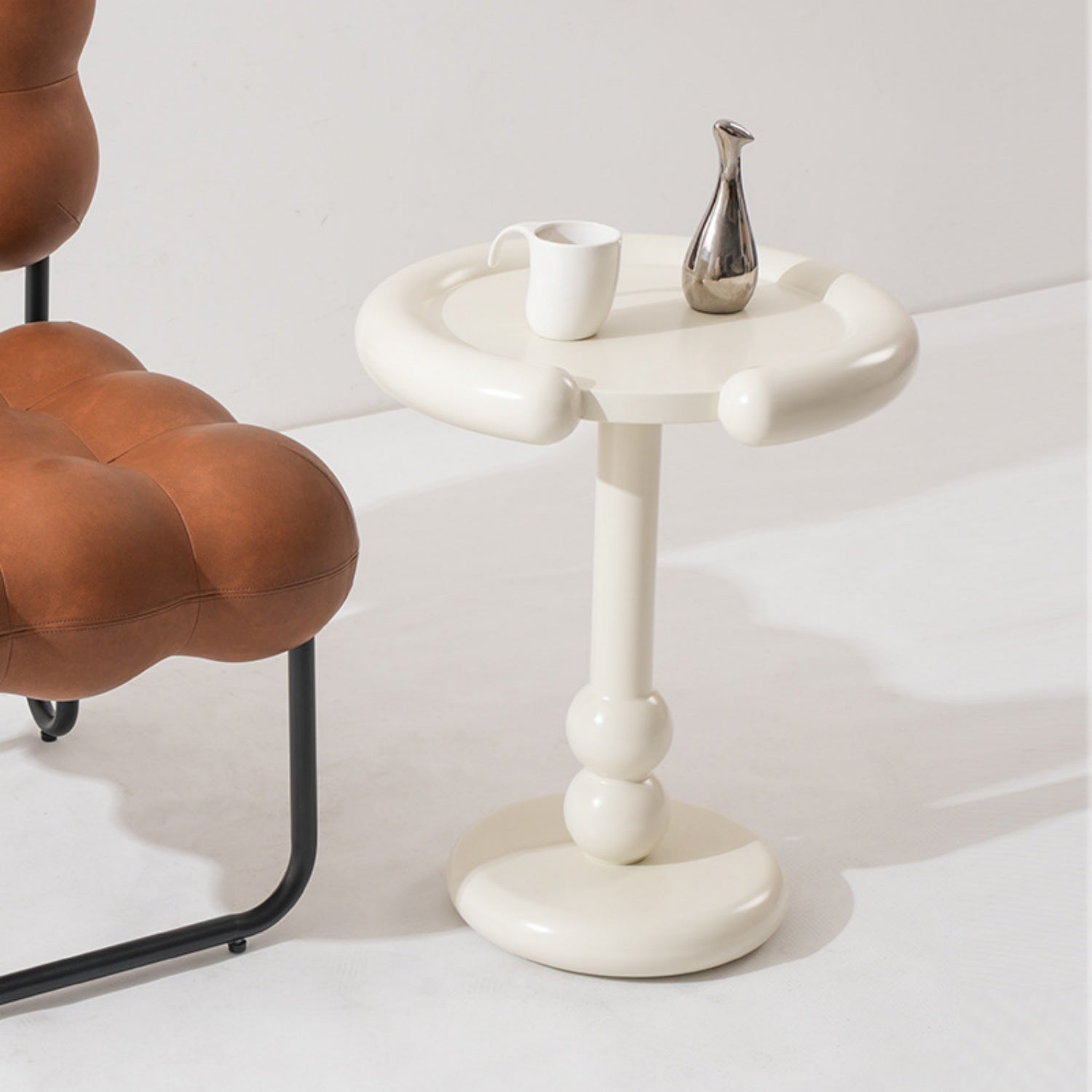 AAF FURNITURE Contemporary Side Table for Modern Living Room