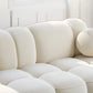 AAF Furniture Light Luxury Fabric Cloud Shaped Sofa set for Livingroom