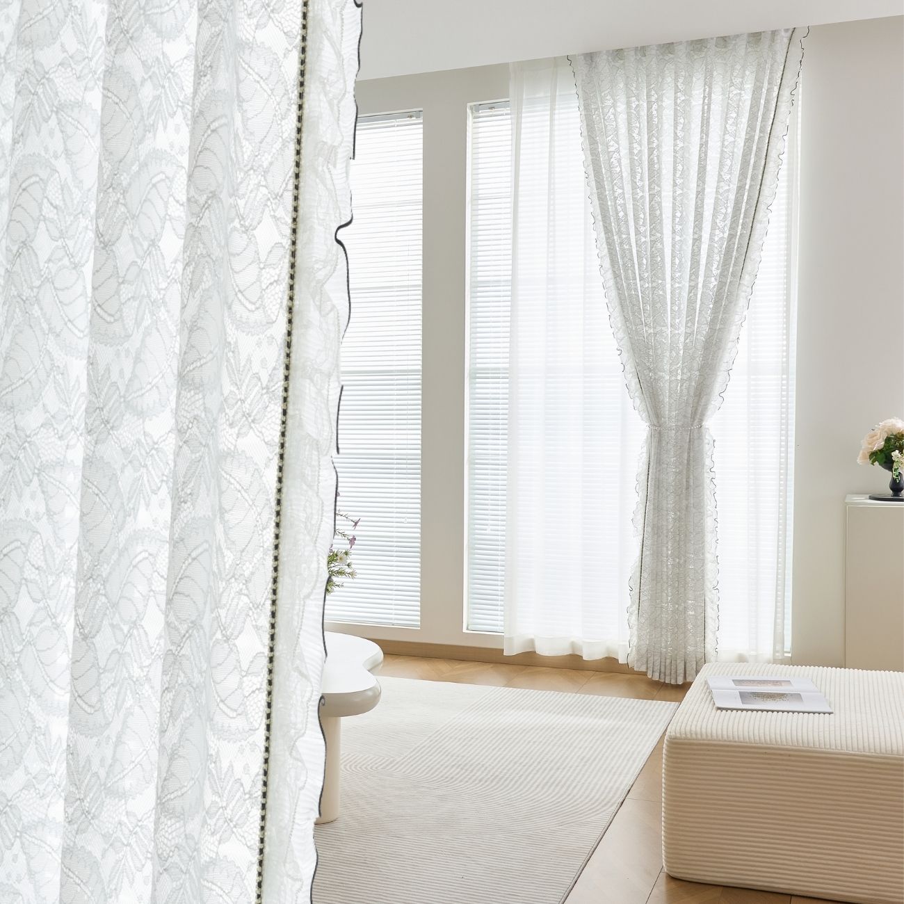 2 Panels Sheer Color Chiffon Tulle Light Window Textile Curtains Drapes for Bedroom Livingroom