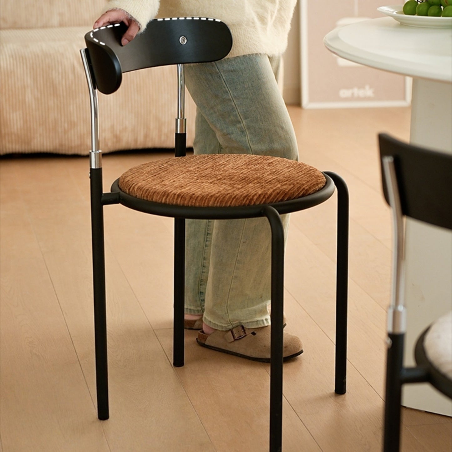AAF Furniture Luxury Roman Dining Chair Armchair for Living Room Dining Room