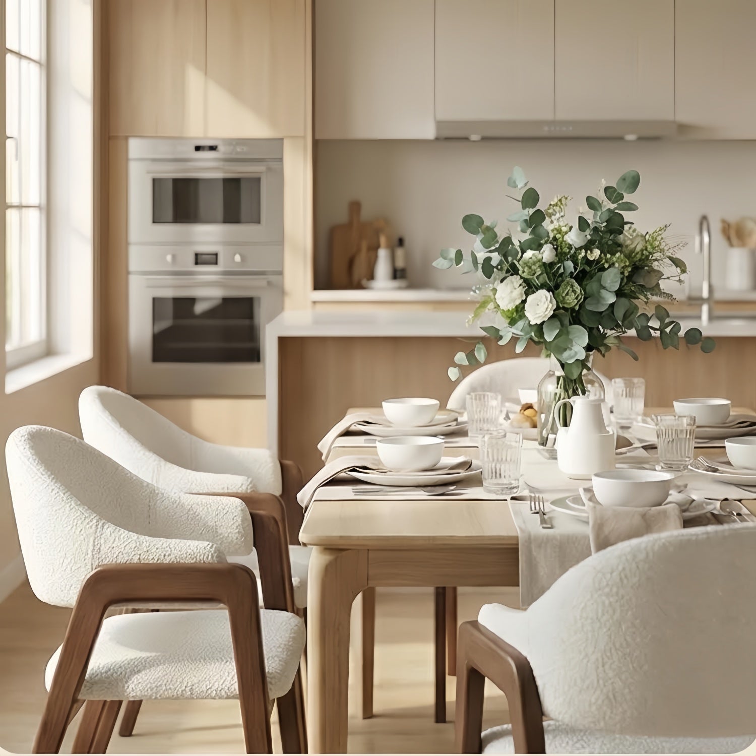 AAF Sherpa Chair Cream Golden Combo UAE