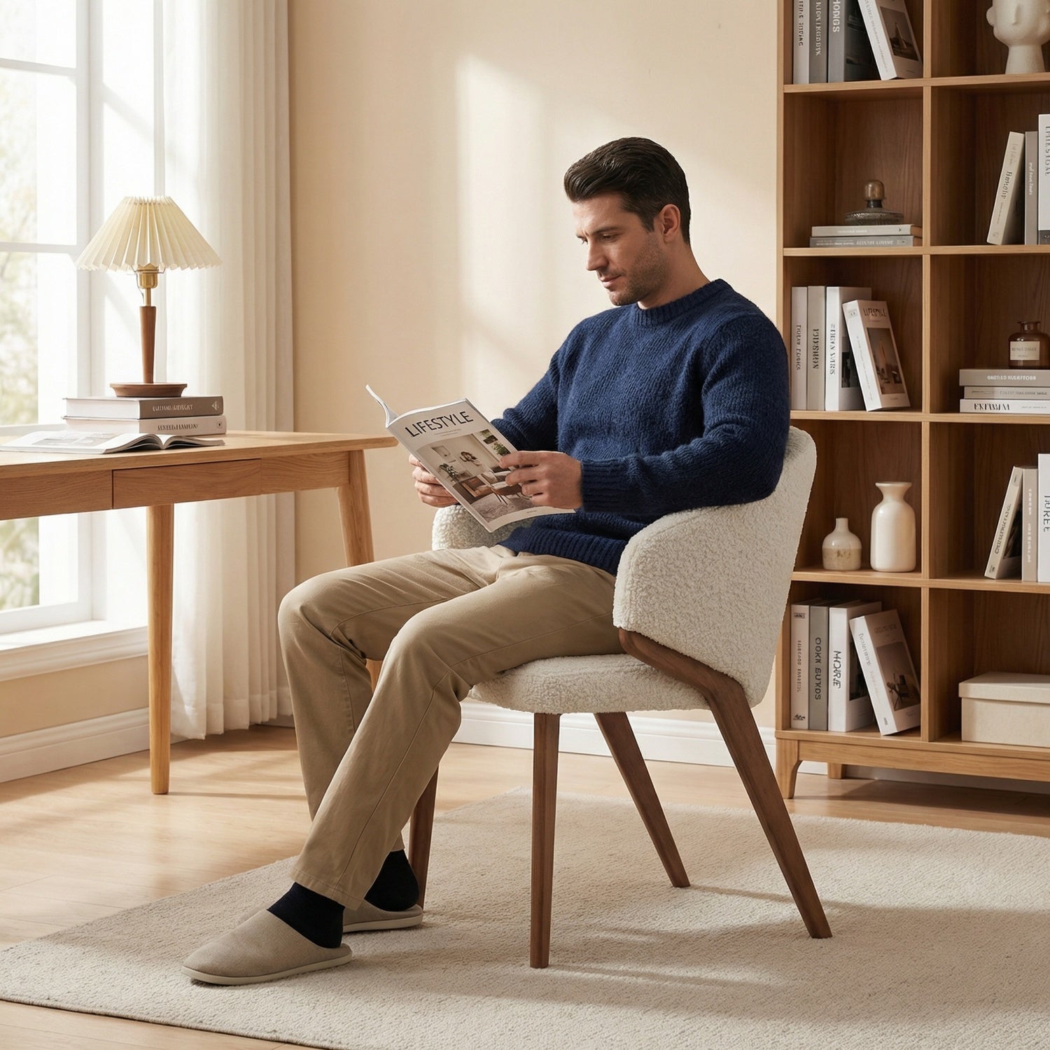 AAF Sherpa Chair Cream Healing Comfort UAE