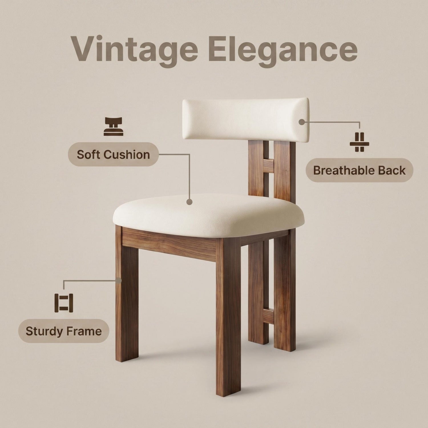 AAF Furniture Black White Pattern Dining Chair Cloud Design - Modern Multi-Use UAE