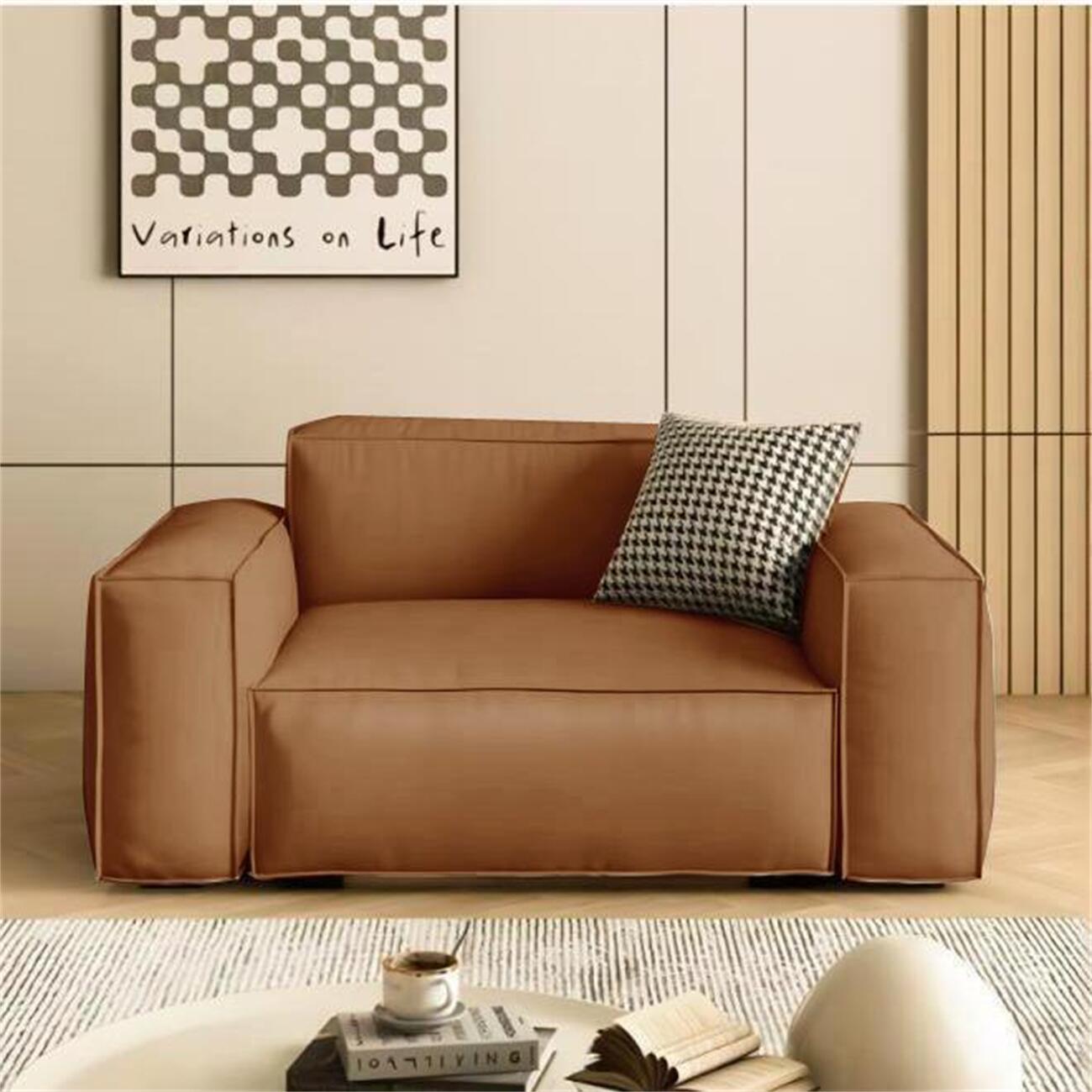 AAF Furniture Modern PU Leather Sofa Set for Living Room,Office