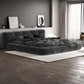 AAF Furniture Bed Frame Modern Velvet King Queen Size for bedroom Without Mattress