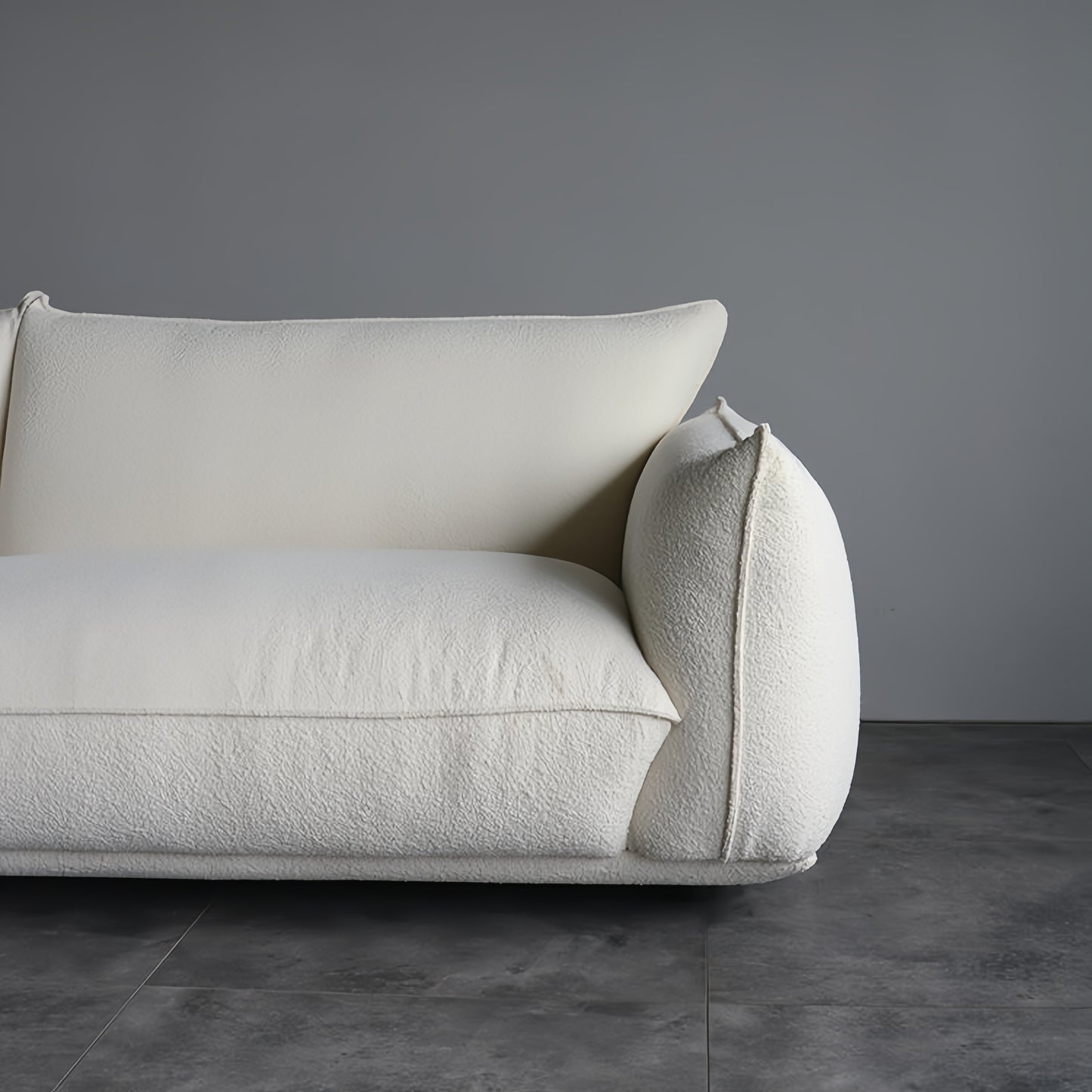 AAF FURNITURE Light Luxury Fabric Cloud Shaped Sofa set for Livingroom