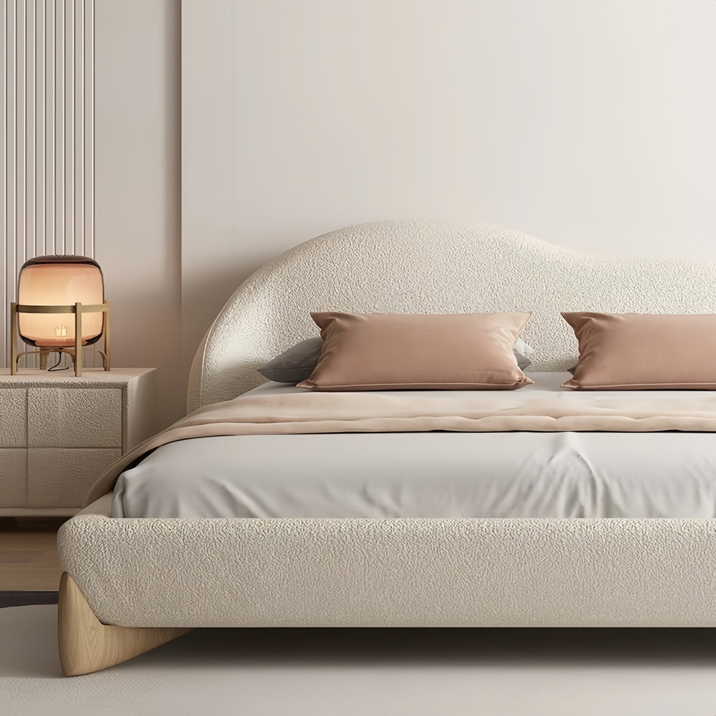 AAF Furniture Bed Frame Modern King Queen Size for bedroom Without Mattress
