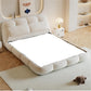 AAF Furniture Bed Frame Modern Velvet King Queen Size for bedroom Without Mattress