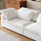 AAF Furniture Light Luxury Linen Cotton  Fabric Cloud Shaped Sofa set for Livingroom