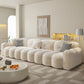 AAF FURNITURE Light Luxury Fabric Cloud Shaped Sofa set for Livingroom