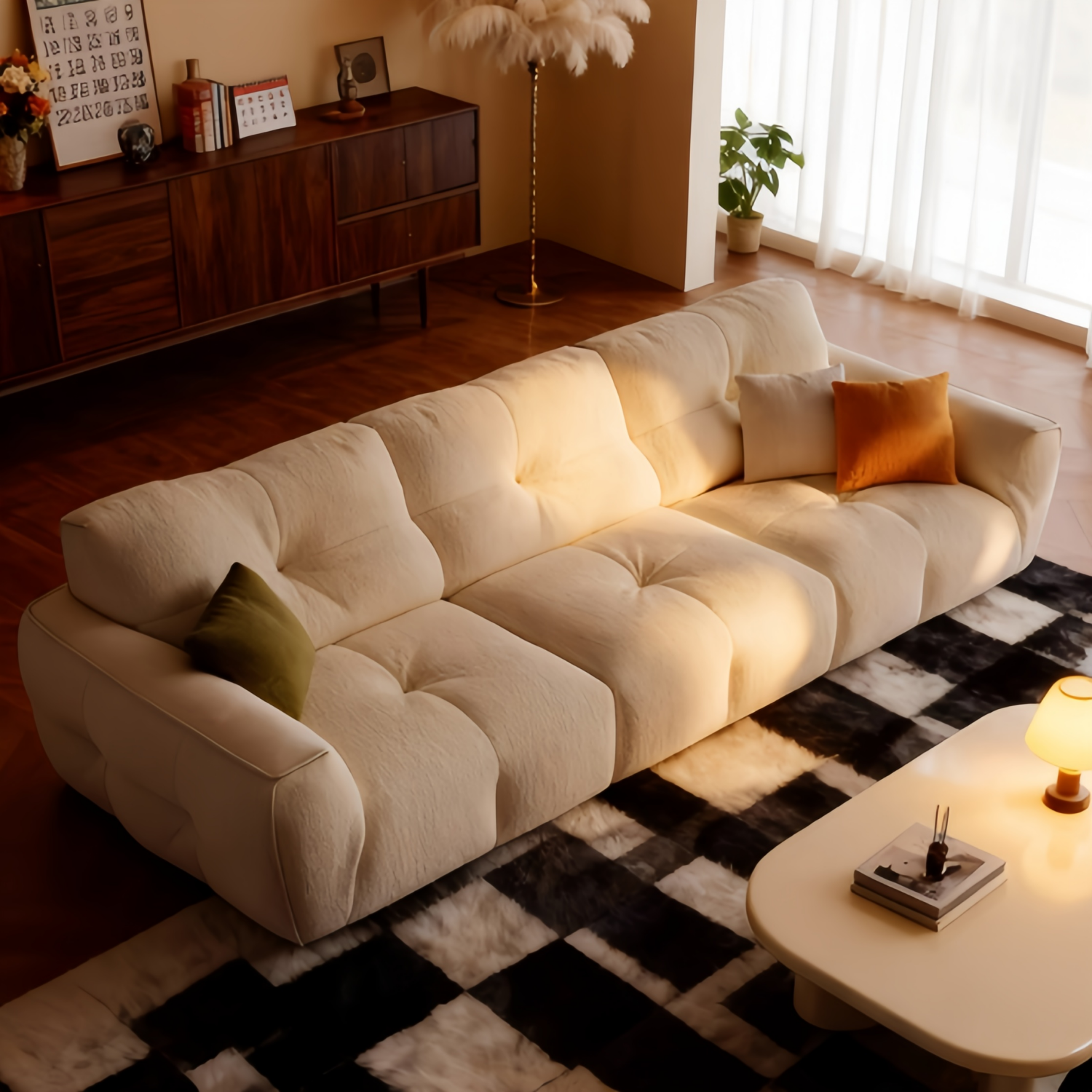 AAF Furniture Luxury Cloud Sofa Set for Living Room Dubai & UAE D4