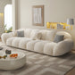 AAF FURNITURE Light Luxury Fabric Cloud Shaped Sofa set for Livingroom