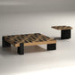 AAF FURNITURE Space-Saving Nesting Table Set for Modern Living Room