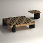 AAF FURNITURE Space-Saving Nesting Table Set for Modern Living Room