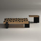 AAF FURNITURE Space-Saving Nesting Table Set for Modern Living Room