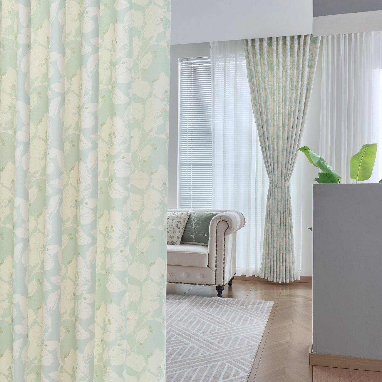 2 Panels 100% Blackout Curtains for Living Room Thermal Insulated Bedroom Darkening Drapes