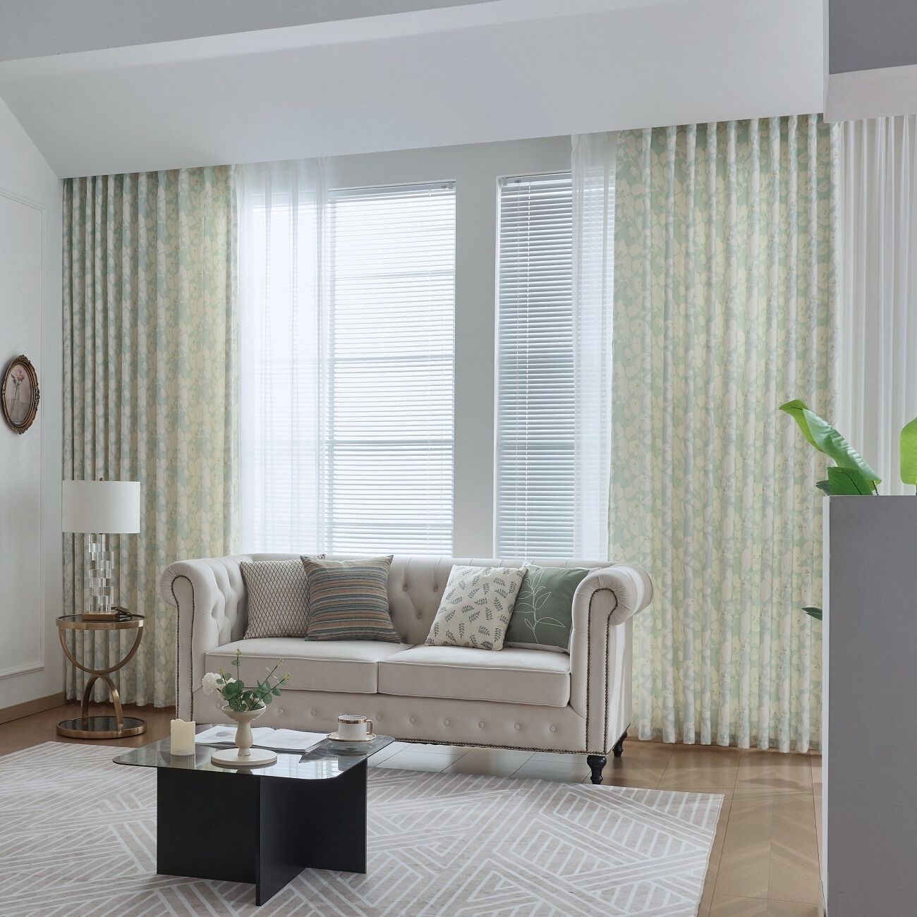 2 Panels 100% Blackout Curtains for Living Room Thermal Insulated Bedroom Darkening Drapes
