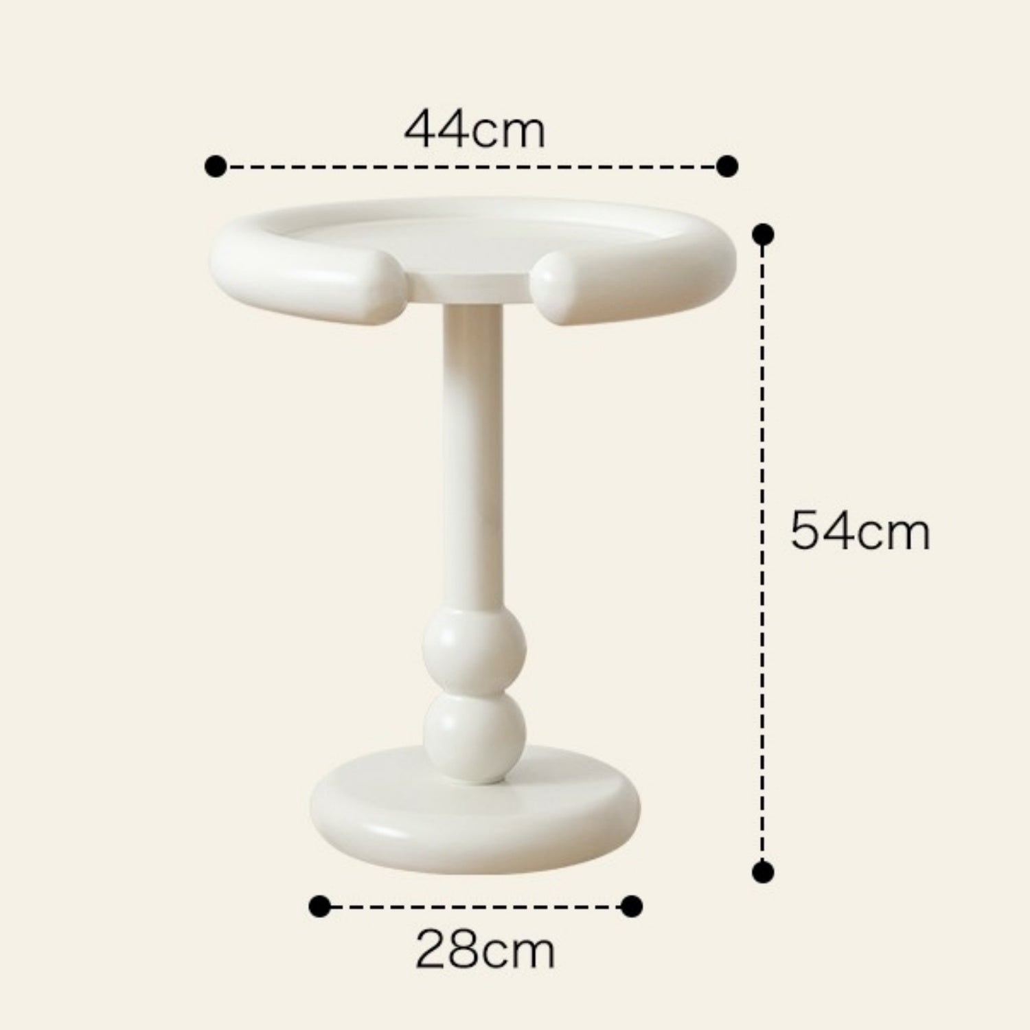 AAF FURNITURE Contemporary Side Table for Modern Living Room
