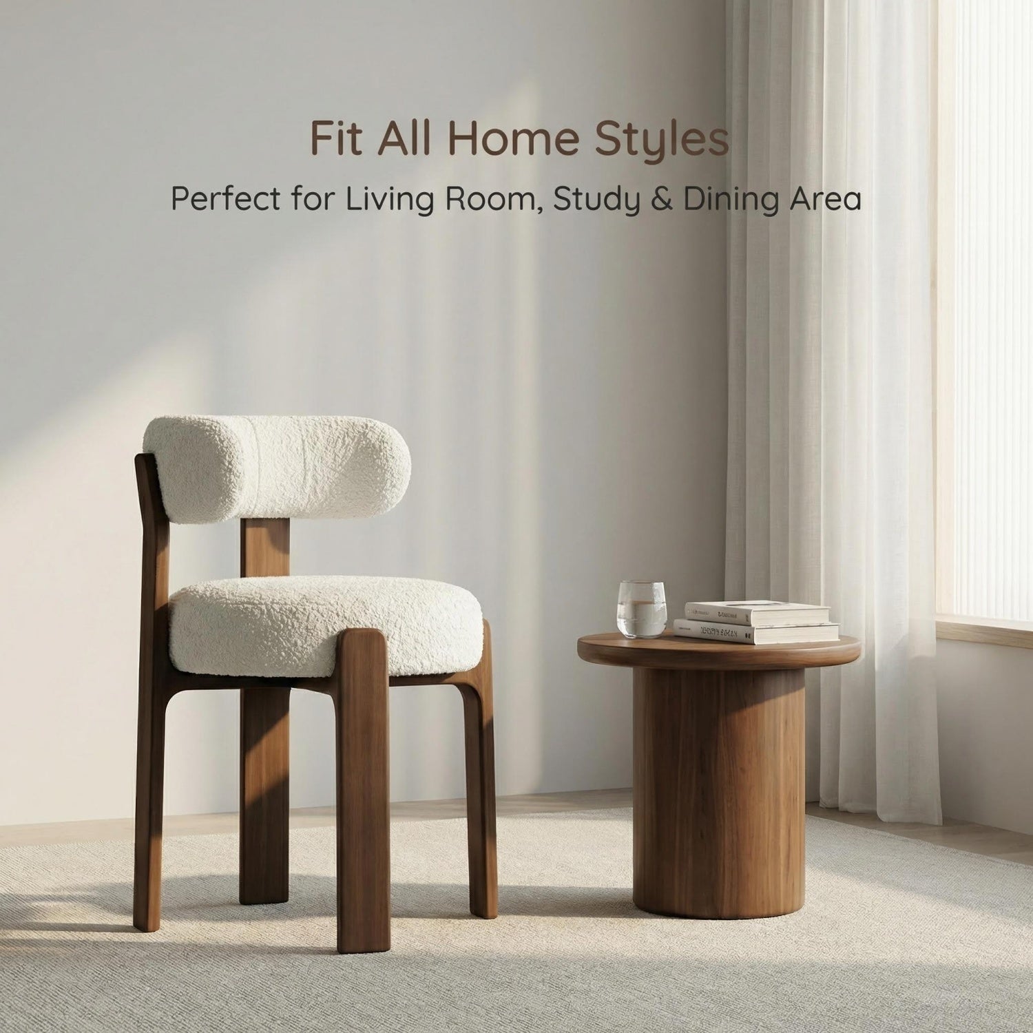 AAF Sherpa Chair Cream Versatile Living UAE