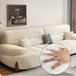 AAF Furniture Light Luxury Fabric Cloud Shaped Sofa set for Livingroom