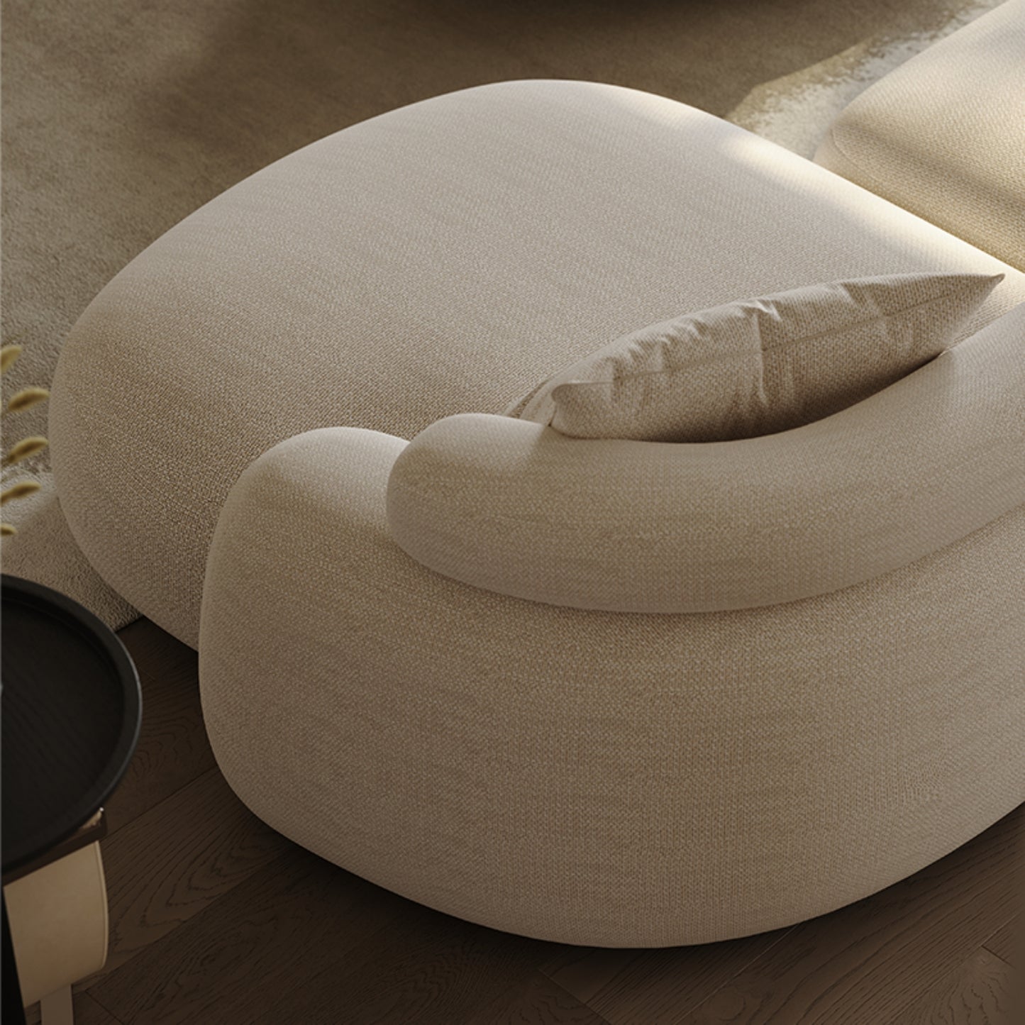 AAF Furniture Fleece Fabric Overstuffed Multifunction  Sofa  for Livingroom Office