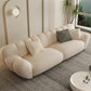 AAF FURNITURE Light Luxury Fabric Cloud Shaped Sofa set for Livingroom