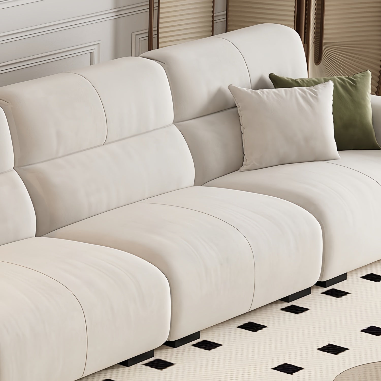 AAF Furniture Luxury Cloud Sofa Set for Living Room Dubai UAE D2