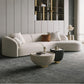 AAF Furniture Fleece Fabric Overstuffed Multifunction Arc-shaped Sofa set for Livingroom Office