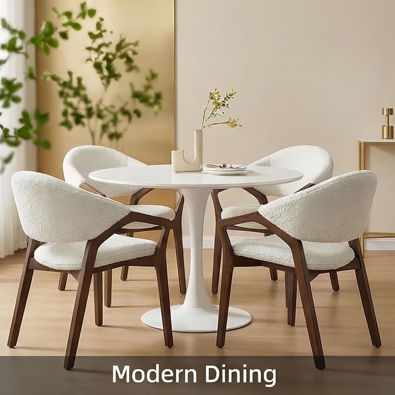 AAF Arc Sherpa Chair White Artistic UAE