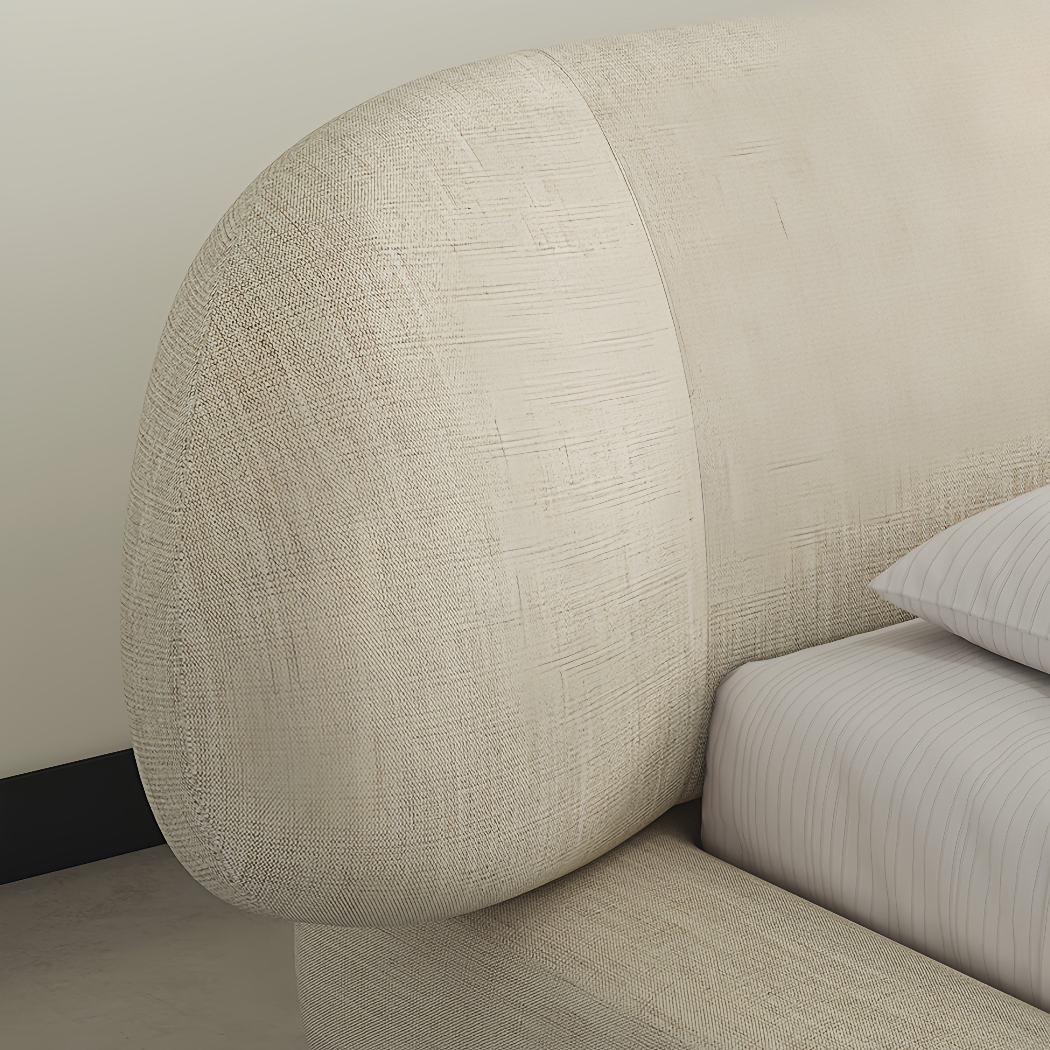 AAF Furniture Velvet Bed Frame for Bedroom Dubai UAE