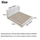 AAF Furniture Bed Frame Modern King Queen Size for bedroom Without Mattress