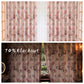 2 Panels 60% Blackout Colorful Flowers Floral Curtains for Living Room Thermal Insulated Bedroom Darkening Drapes for Basics Room Window