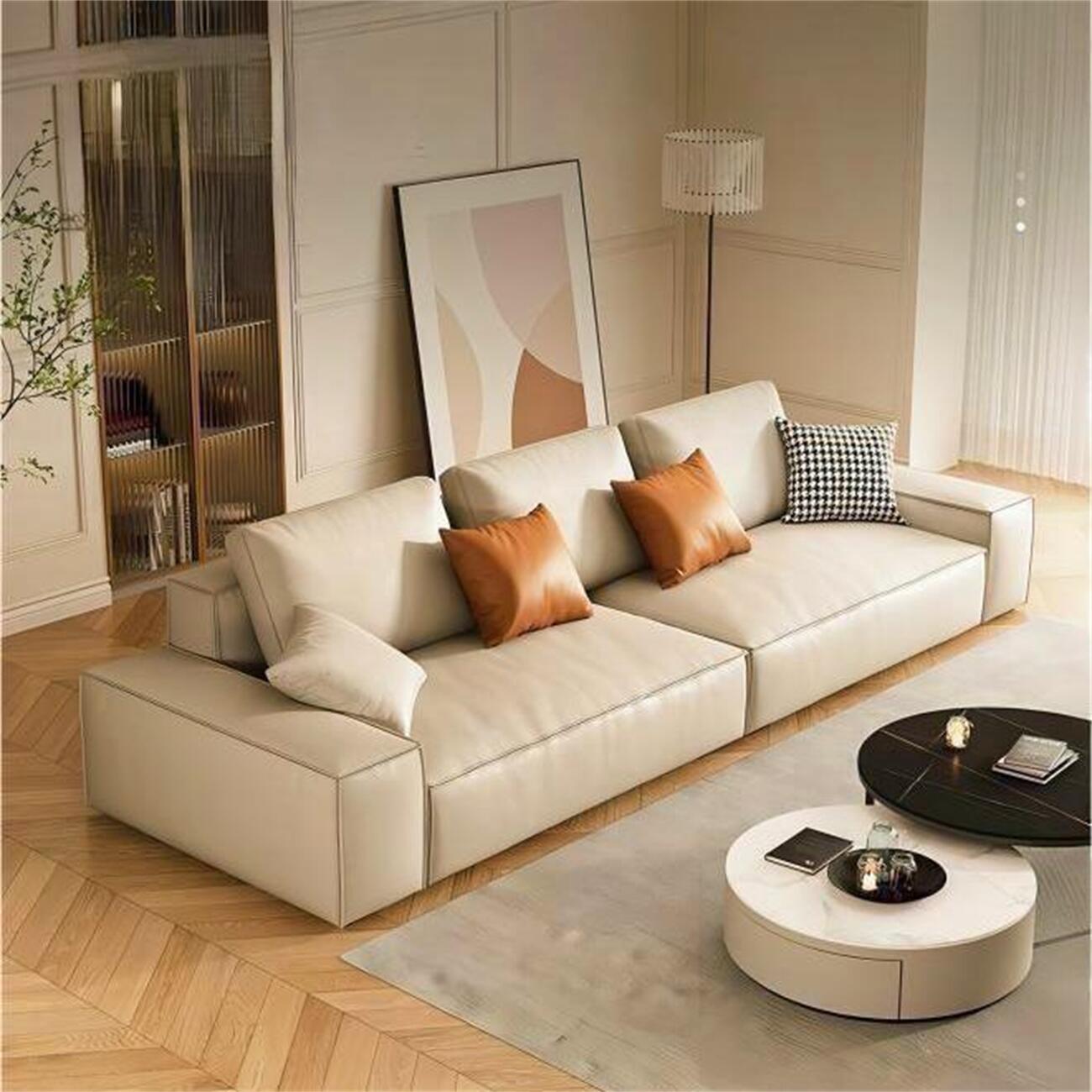 AAF Furniture Modern PU Leather Sofa Set for Living Room,Office