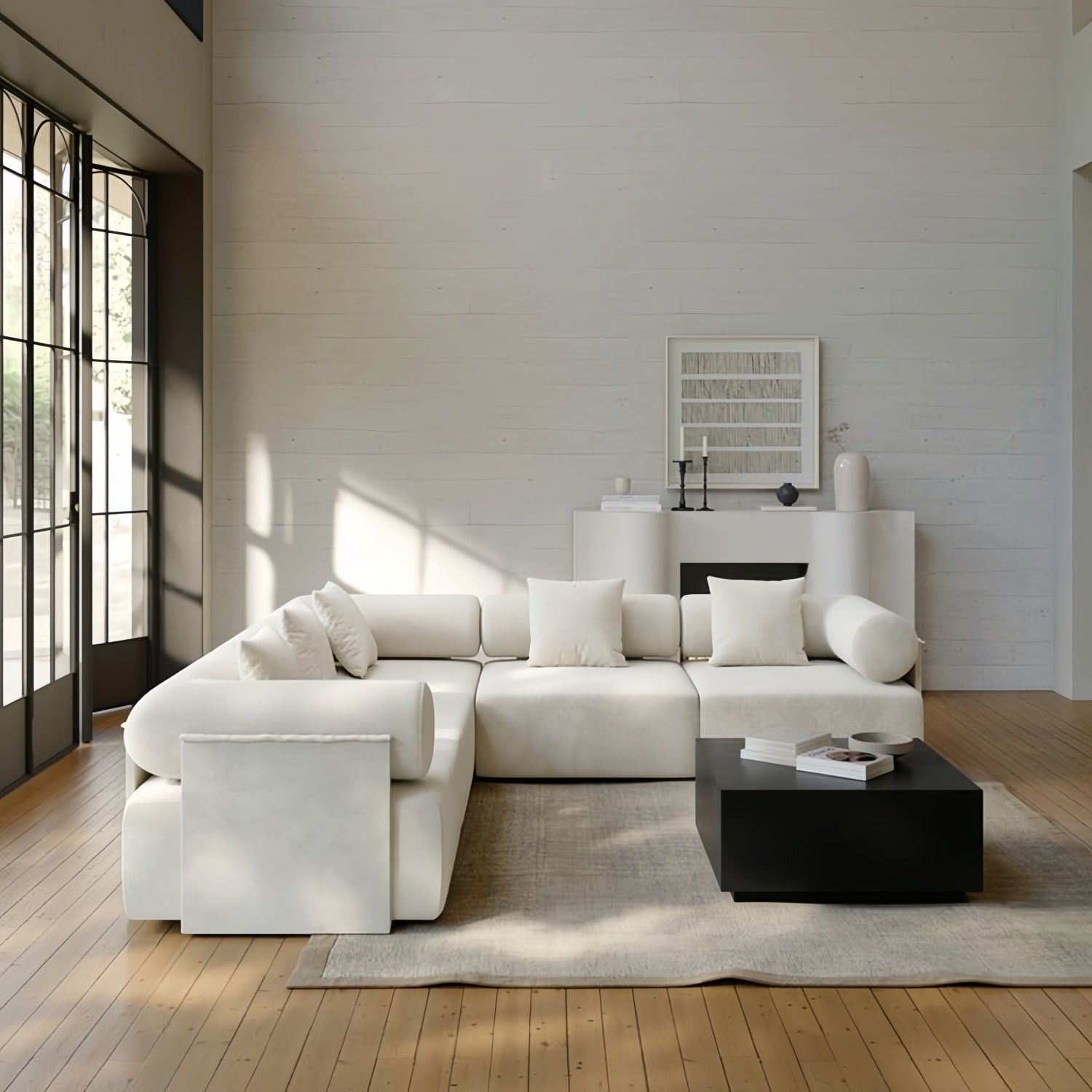 AAF Furniture Luxury Cloud Sofa Set for Living Room Dubai UAE D3