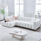 AAF Furniture Fleece Fabric Overstuffed Multifunction Cloud L-shaped Sofa Chair set for Livingroom Office