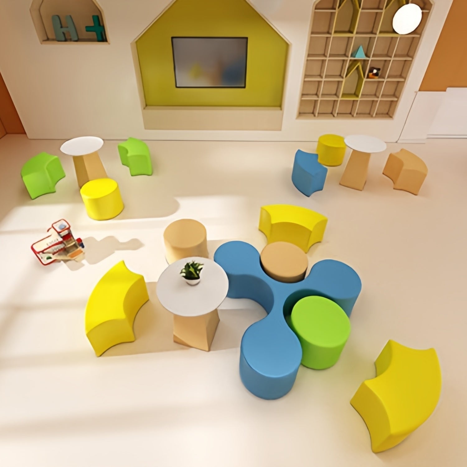 AAF Modular Kids Seating System Classroom Playroom UAE