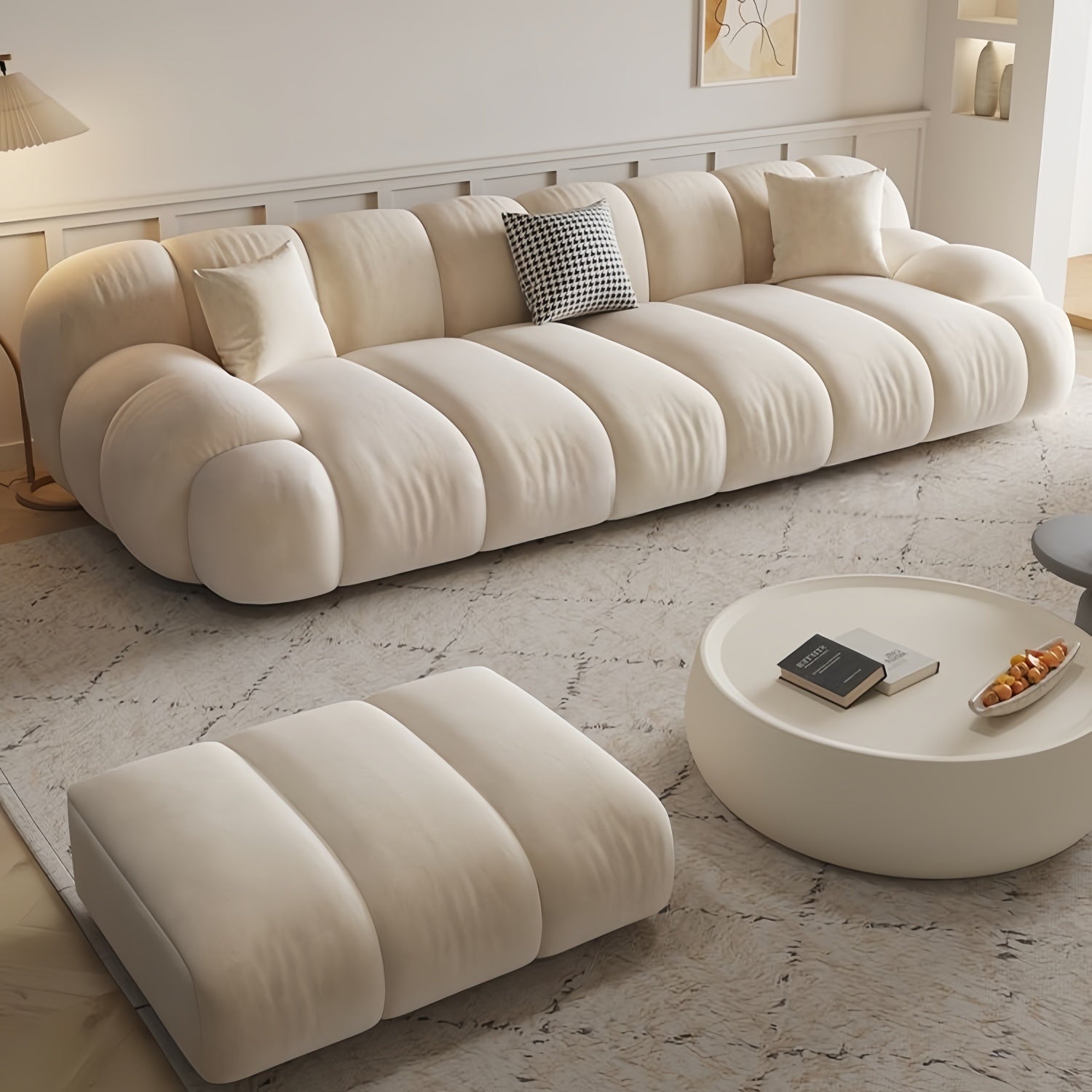 AAF Furniture Luxury Cloud Sofa Set for Living Room Dubai UAE D3