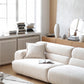 AAF FURNITURE Light Luxury Fabric Cloud Shaped Sofa set for Livingroom