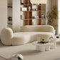 AAF Furniture Fleece Fabric Overstuffed Multifunction Arc-shaped Sofa set for Livingroom Office