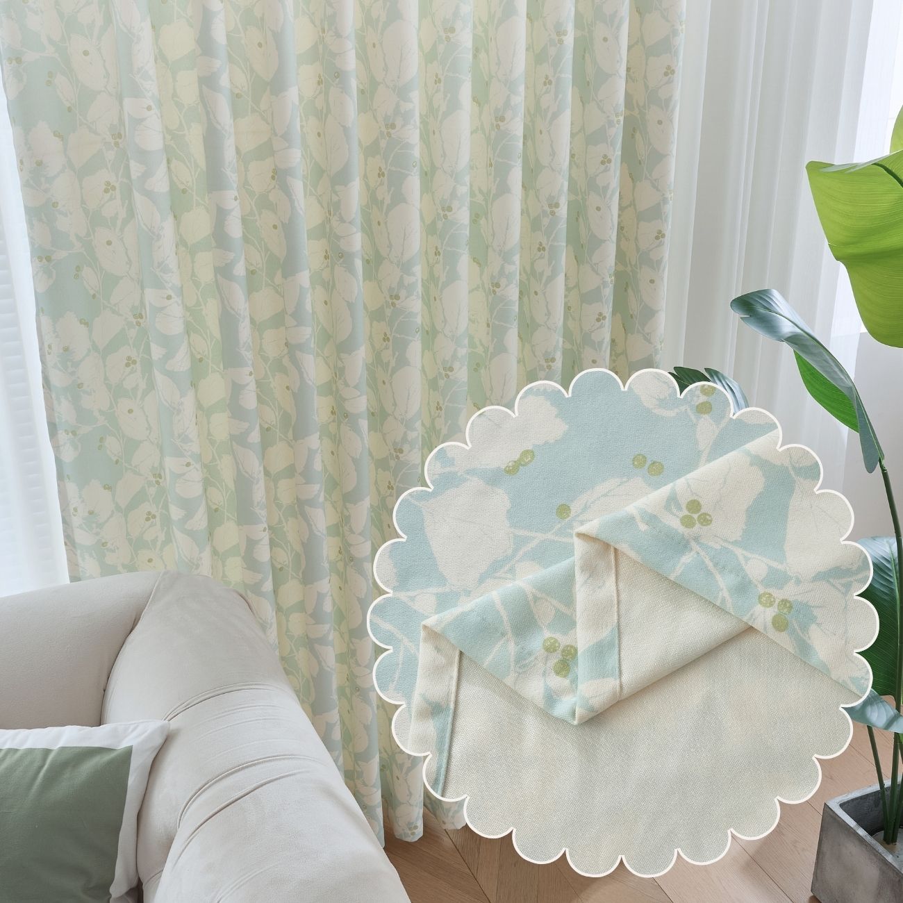 2 Panels 100% Blackout Curtains for Living Room Thermal Insulated Bedroom Darkening Drapes